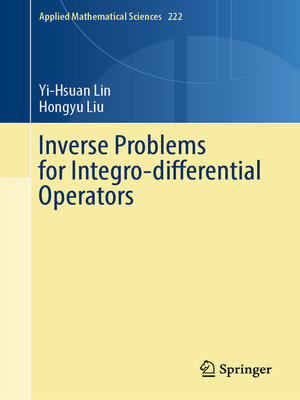 cover image of Inverse Problems for Integro-differential Operators